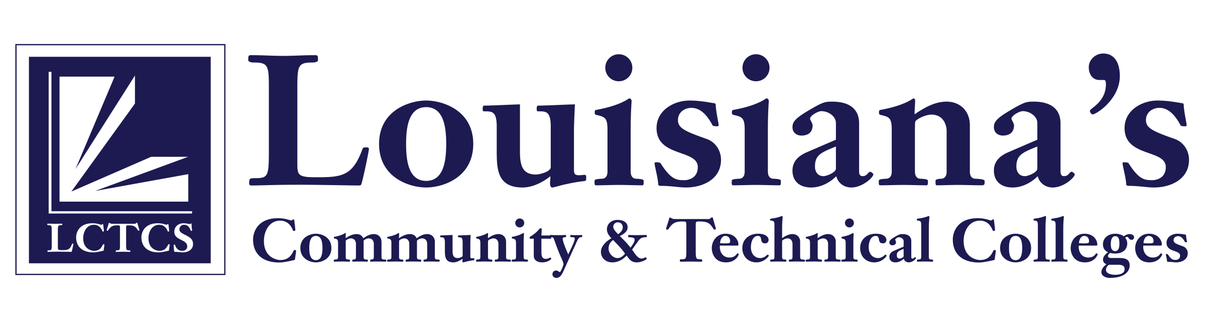 Louisiana Community and Technical College System logo.