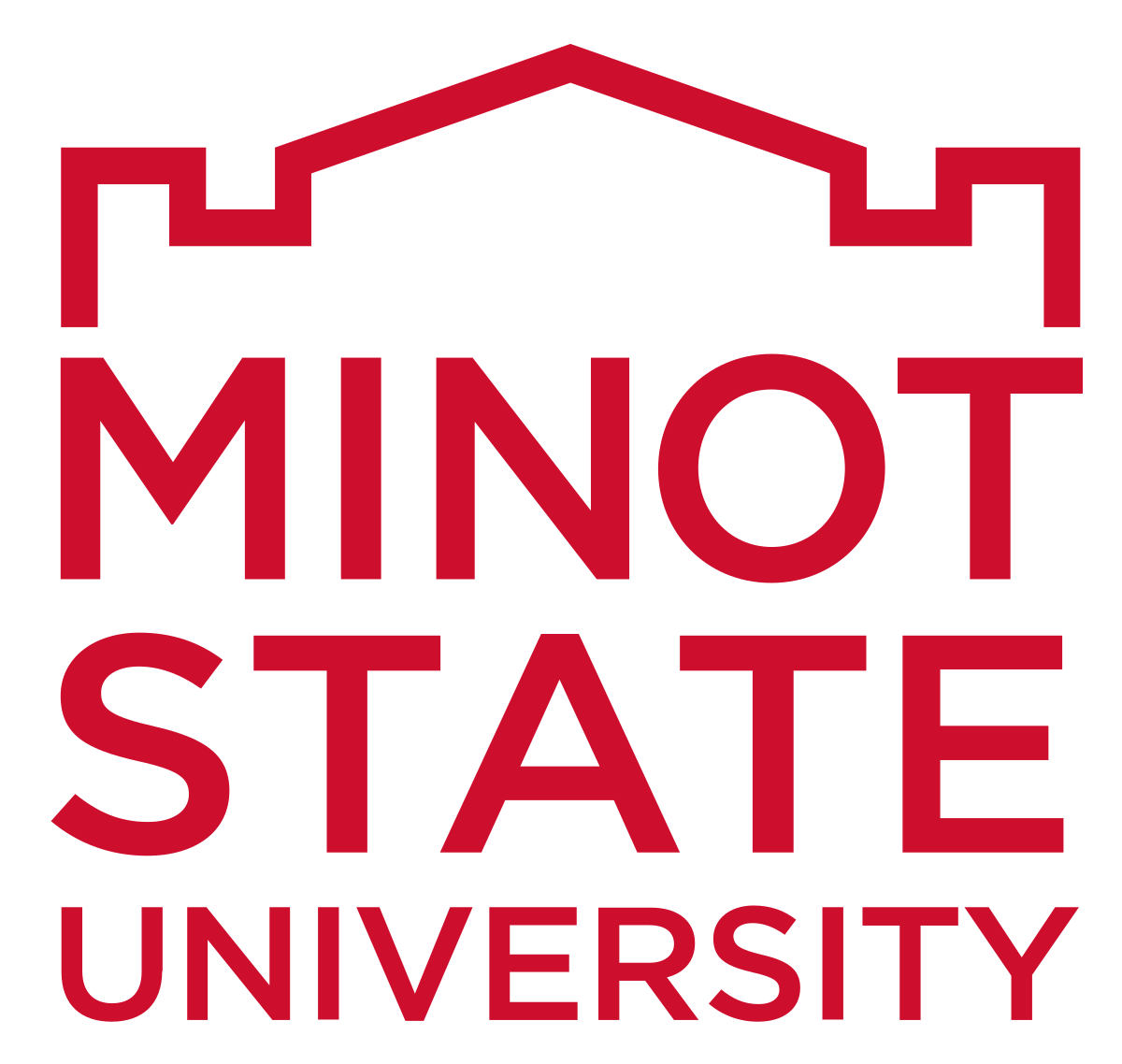 Minot State University logo.