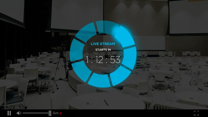 YuJa Live Streaming screenshot.