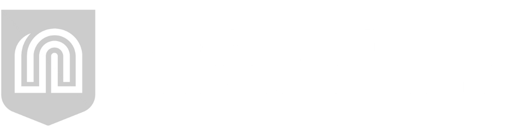 Northeast Mississippi Community College white logo