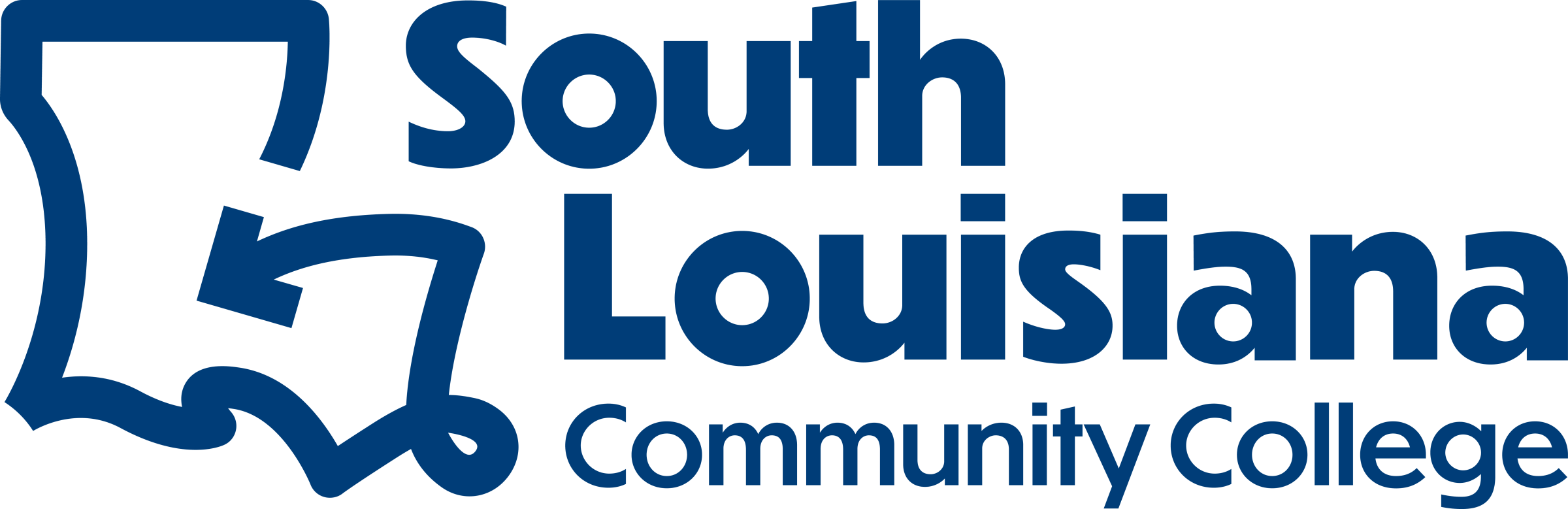 South Louisiana Community College Logo.