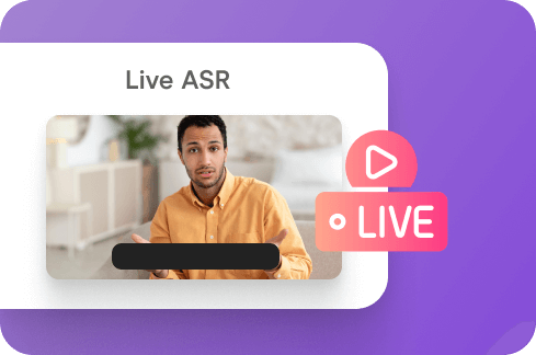 Live ASR illustration.