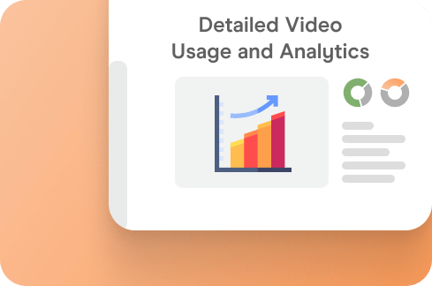 Detailed Video Usage and Analytics illustration.