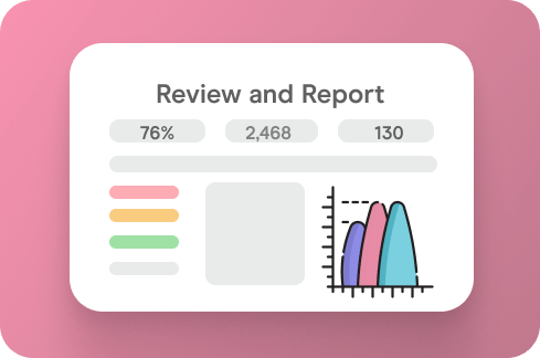 Review and Report illustration.