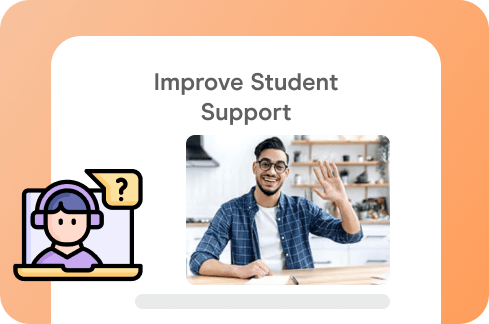 Improve Student Support   Icon.