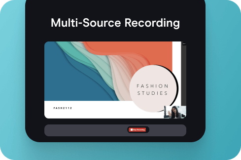 Multi-Source Recording Icon.