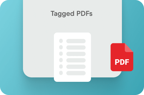 Tagged PDFs Icon.