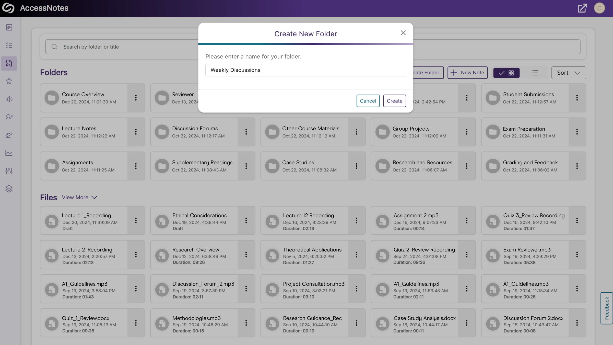 Organize Your Panorama Notes Using Folders and Subfolders screenshot.