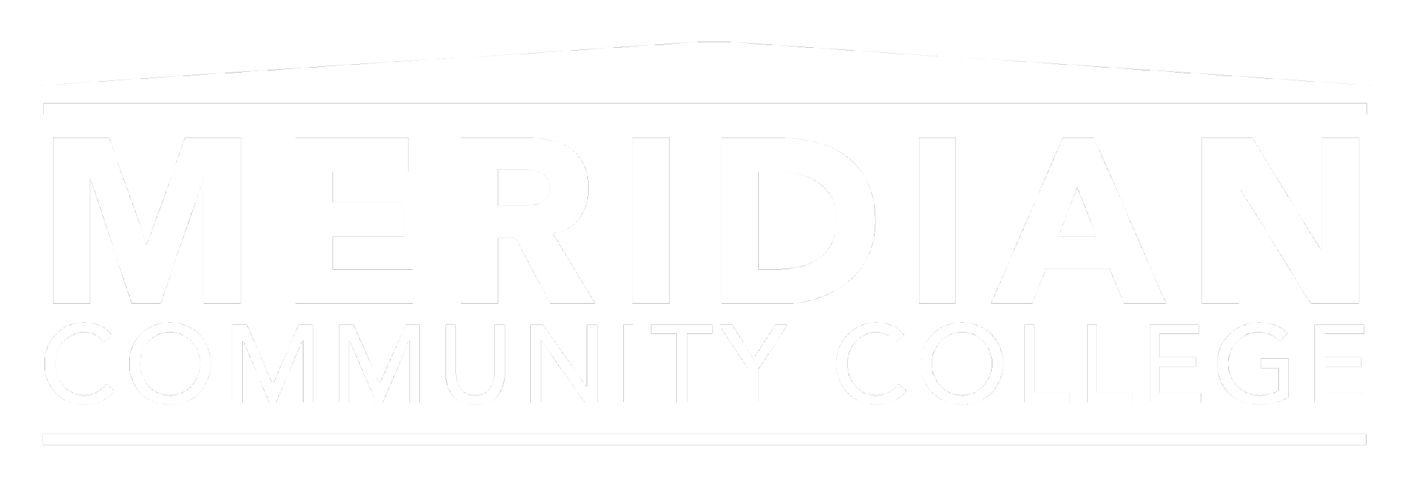 Meridian Community College logo.