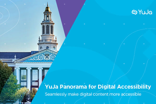 YuJa Panorama for Digital Accessibility Brochure Cover.